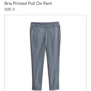Jules & Leopold - Bria Printed Pull on Pant